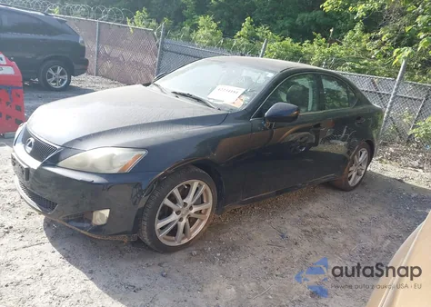 2007 Lexus Is 350 from USA, damaged, VIN JTHBE262375015943